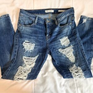 Guess Women's Ripped Denim Jeans